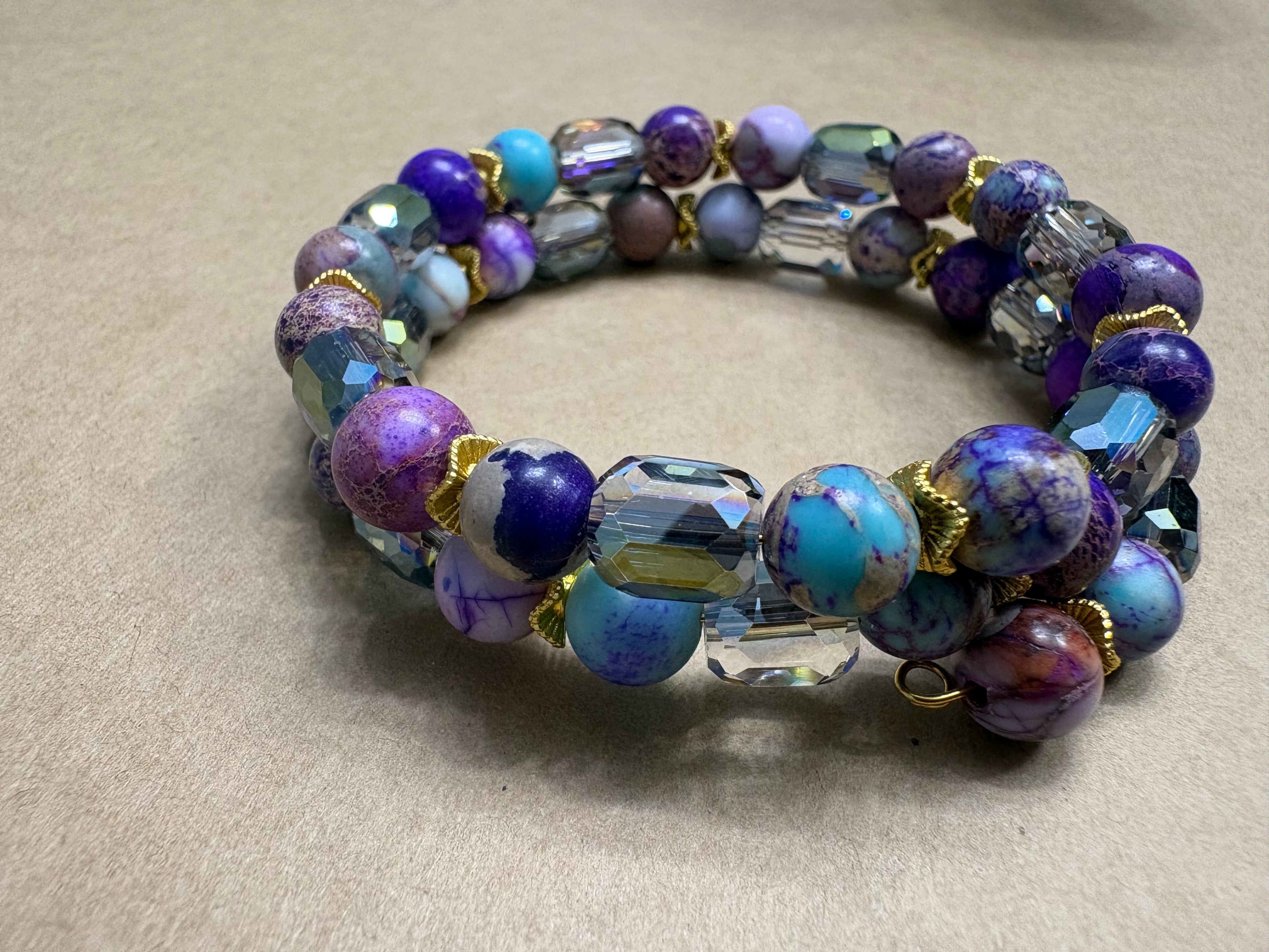 Luxury Imperial Jasper Wrap Around Bracelet