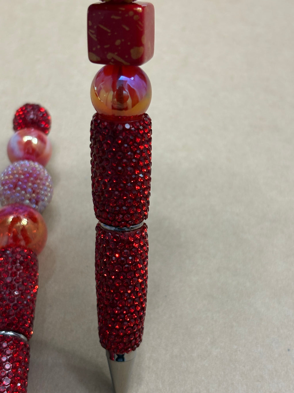 Luxury Strawberry Glitter Pens