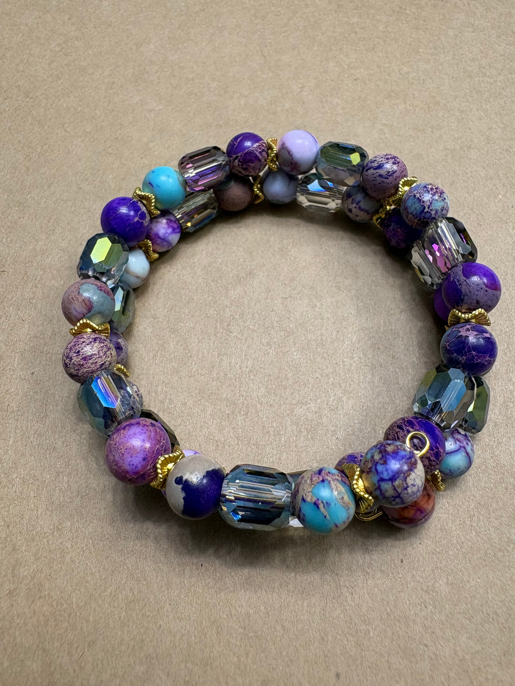Luxury Imperial Jasper Wrap Around Bracelet