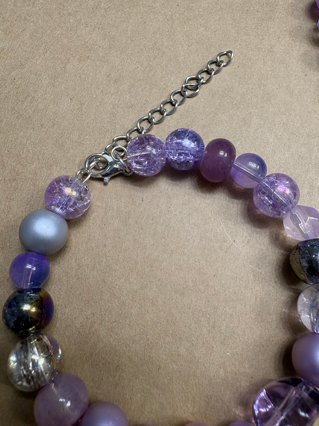 Trio Glass Beaded Bracelet Set