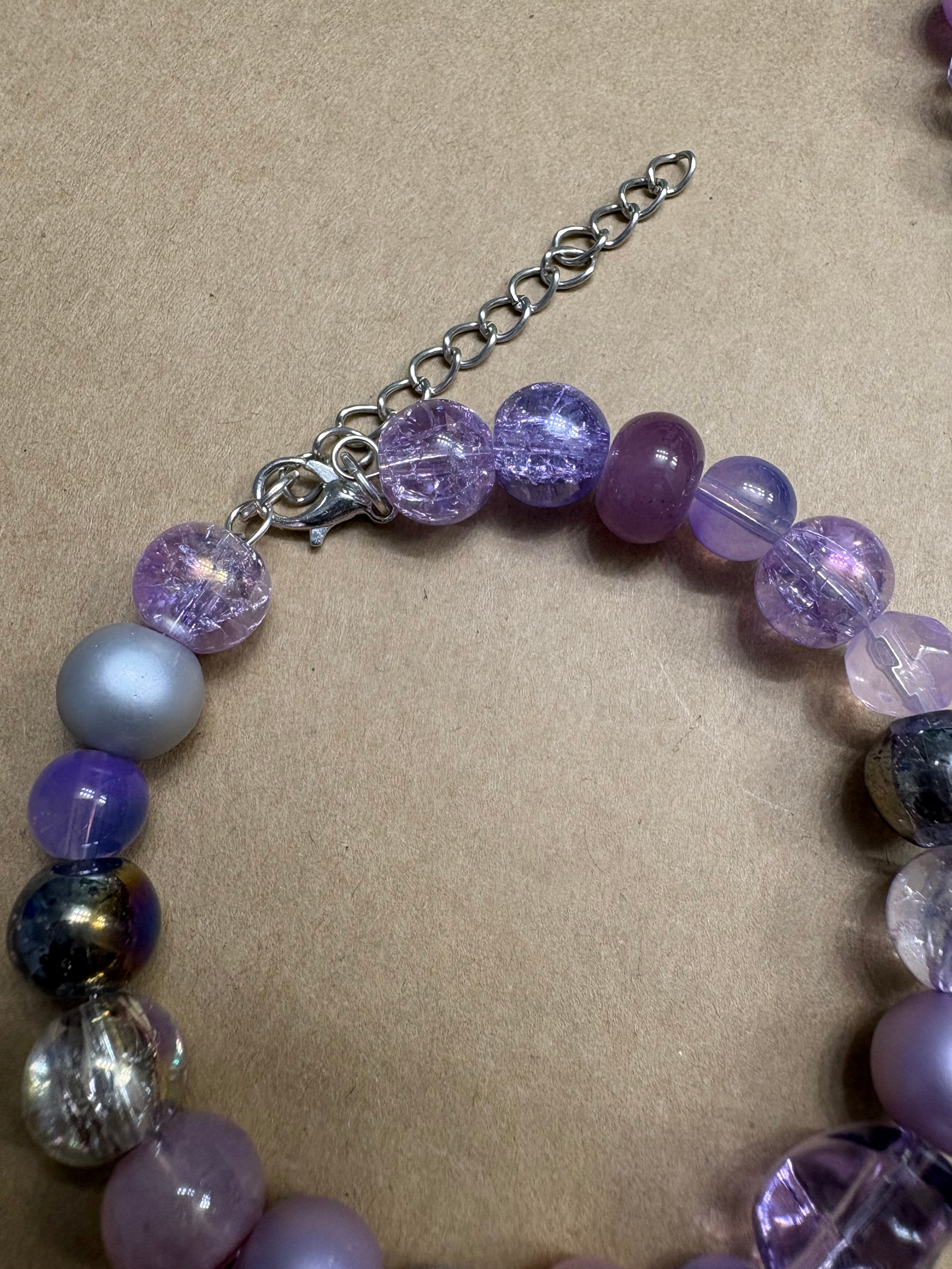Trio Glass Beaded Bracelet Set
