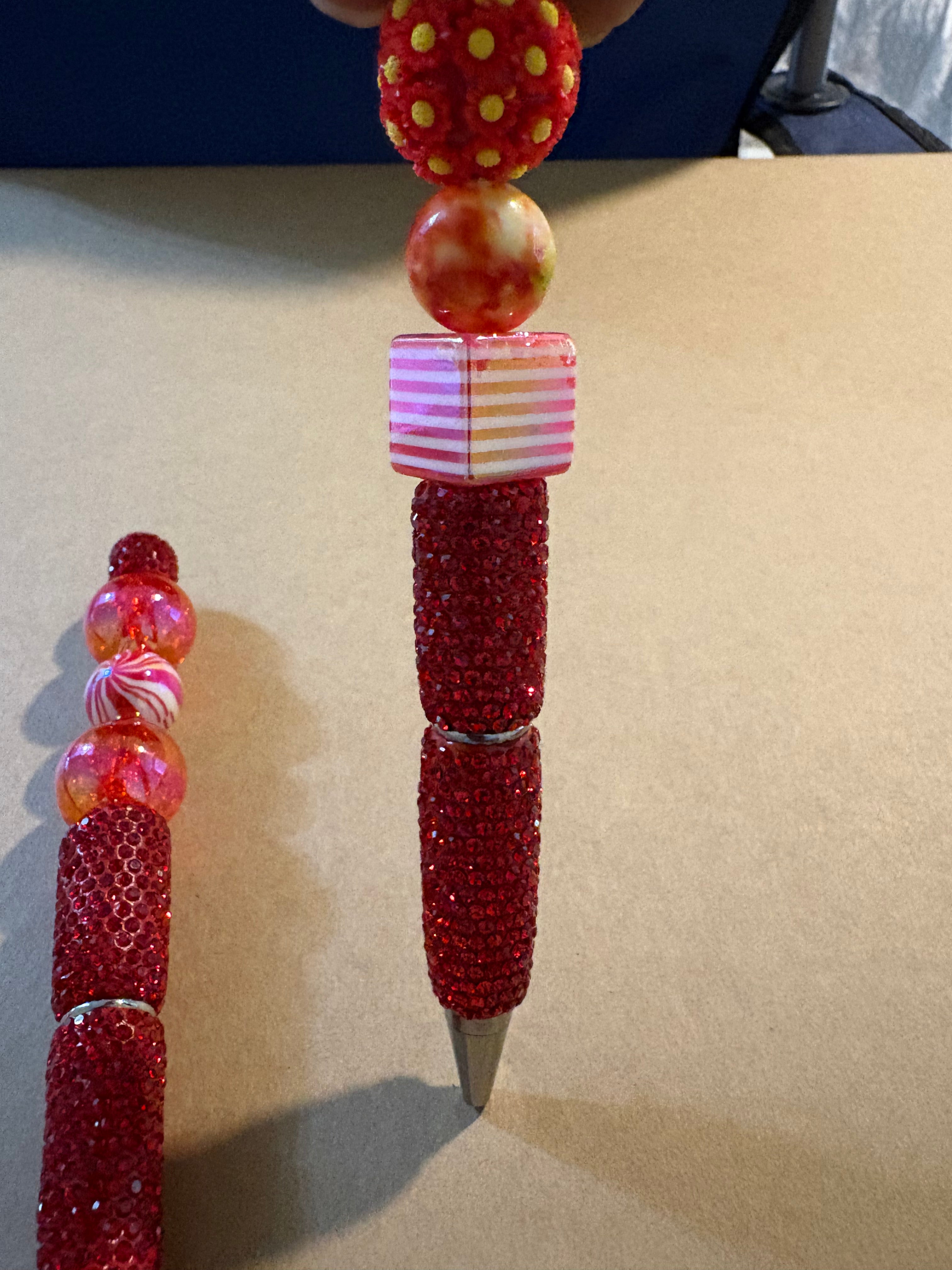Luxury Strawberry Glitter Pop