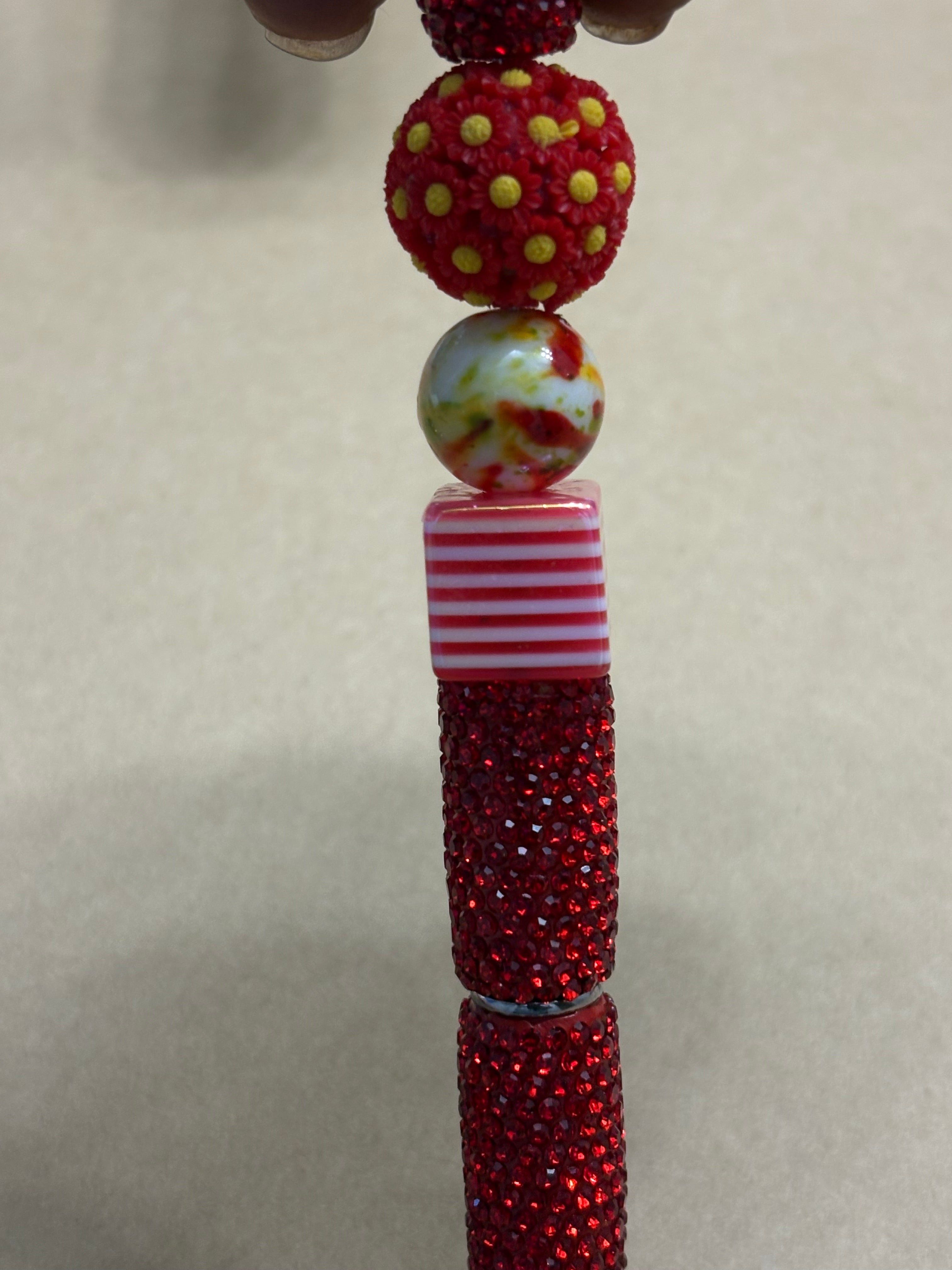 Luxury Strawberry Glitter Pop