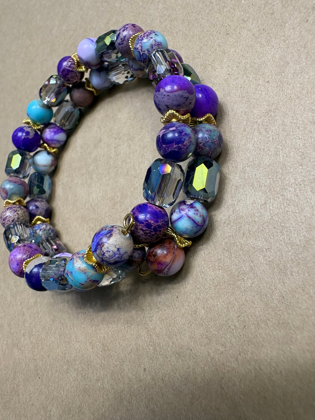 Luxury Imperial Jasper Wrap Around Bracelet