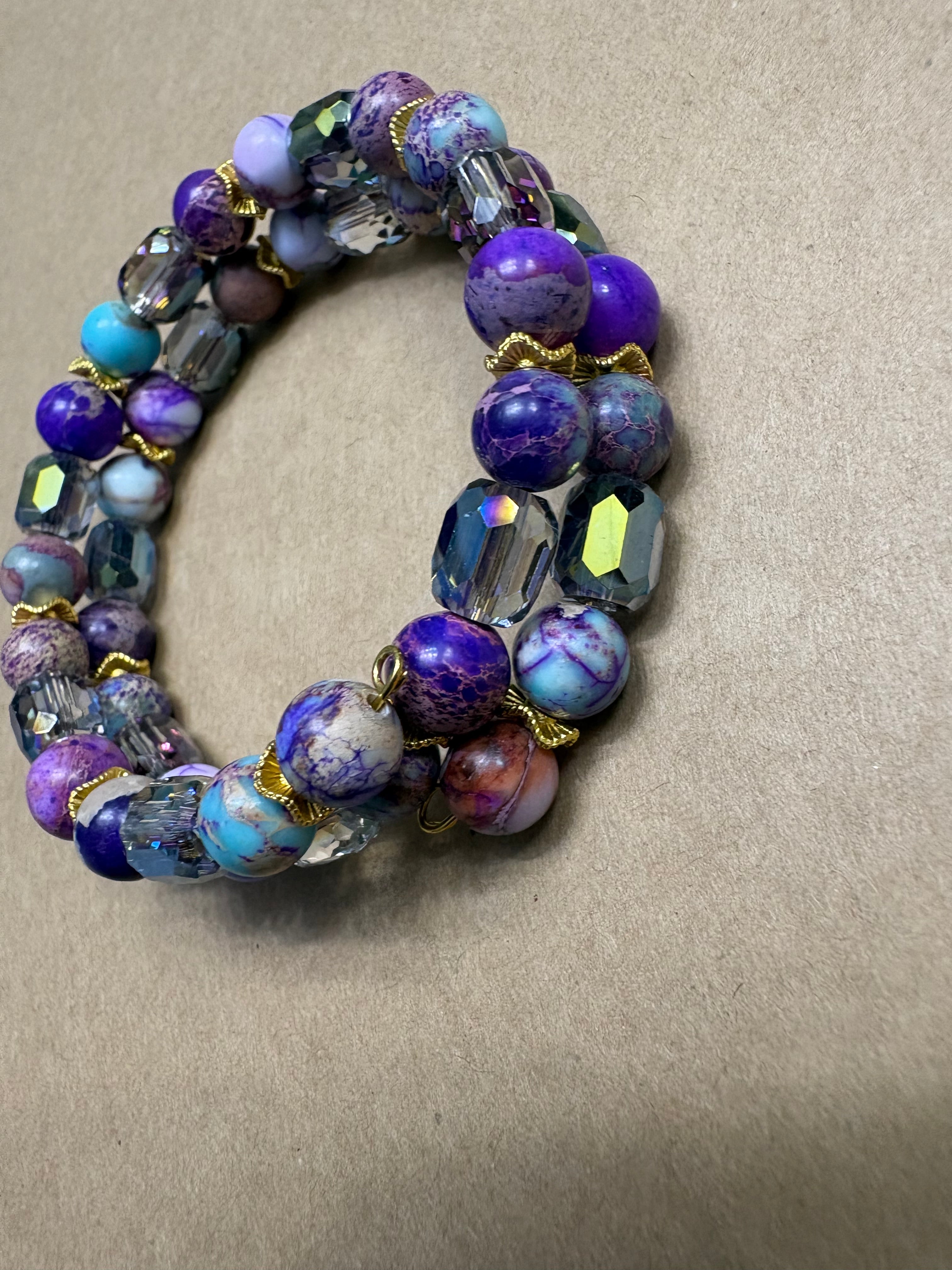 Luxury Imperial Jasper Wrap Around Bracelet