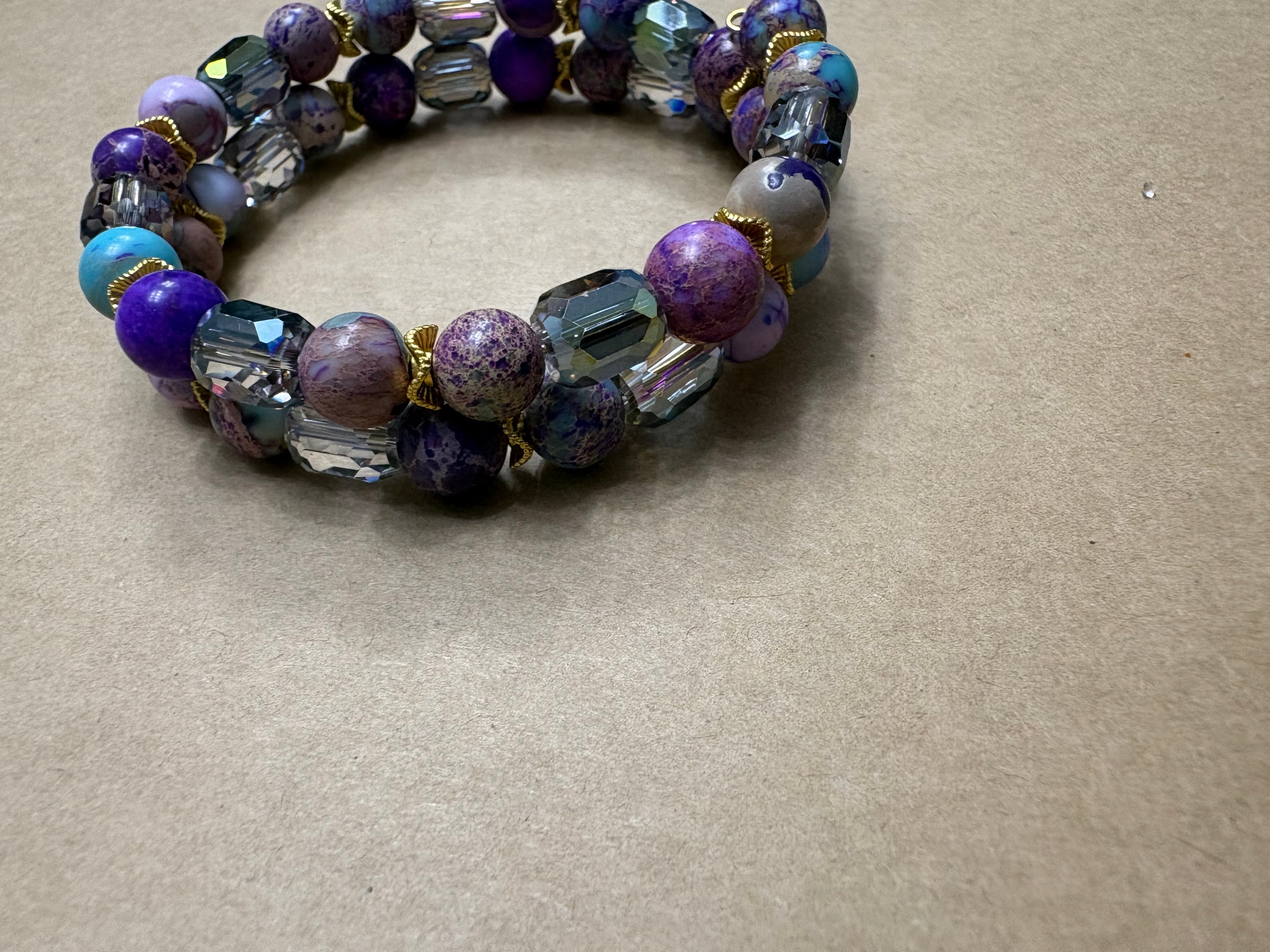 Luxury Imperial Jasper Wrap Around Bracelet