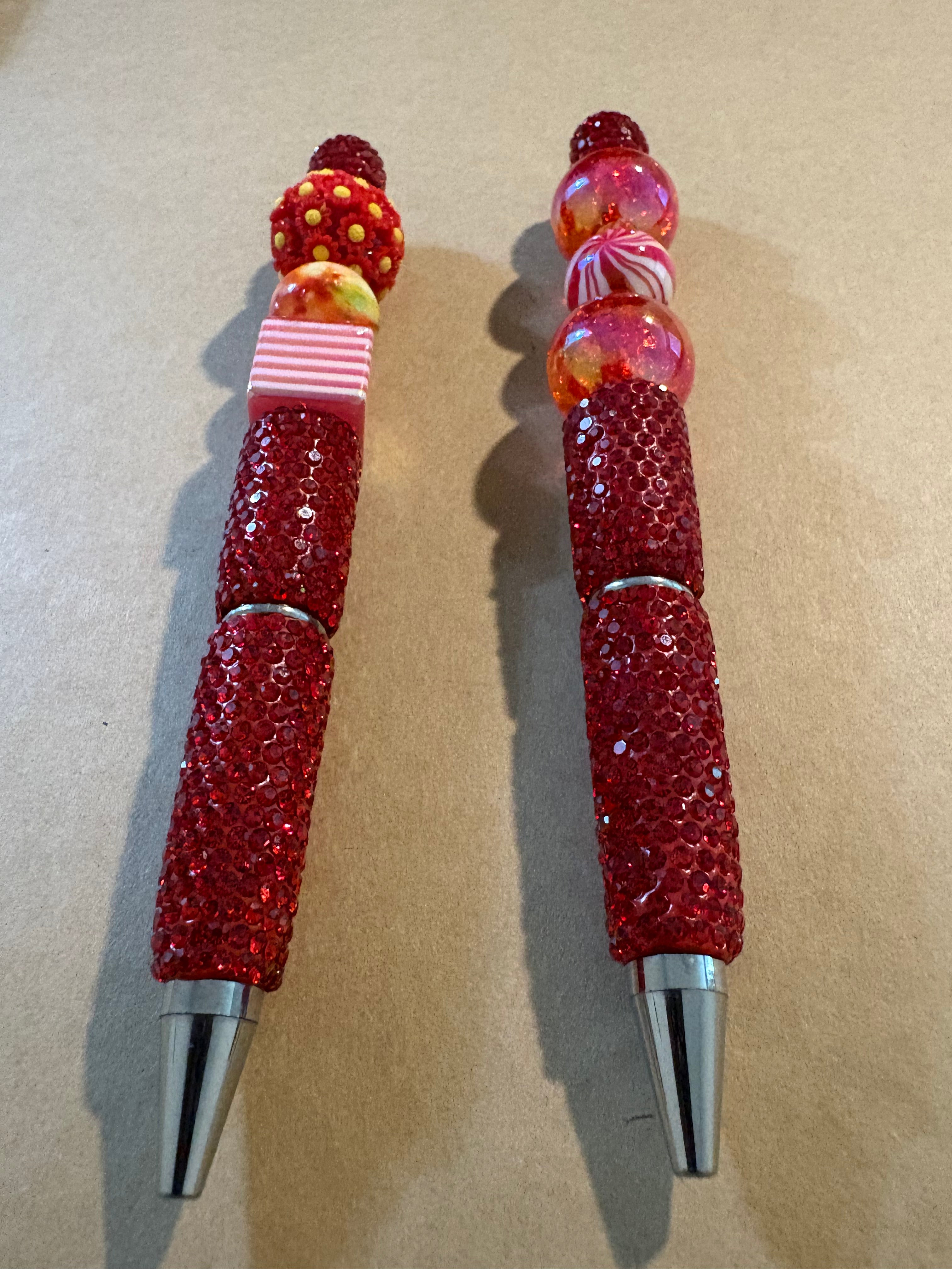 Luxury Strawberry Glitter Pop