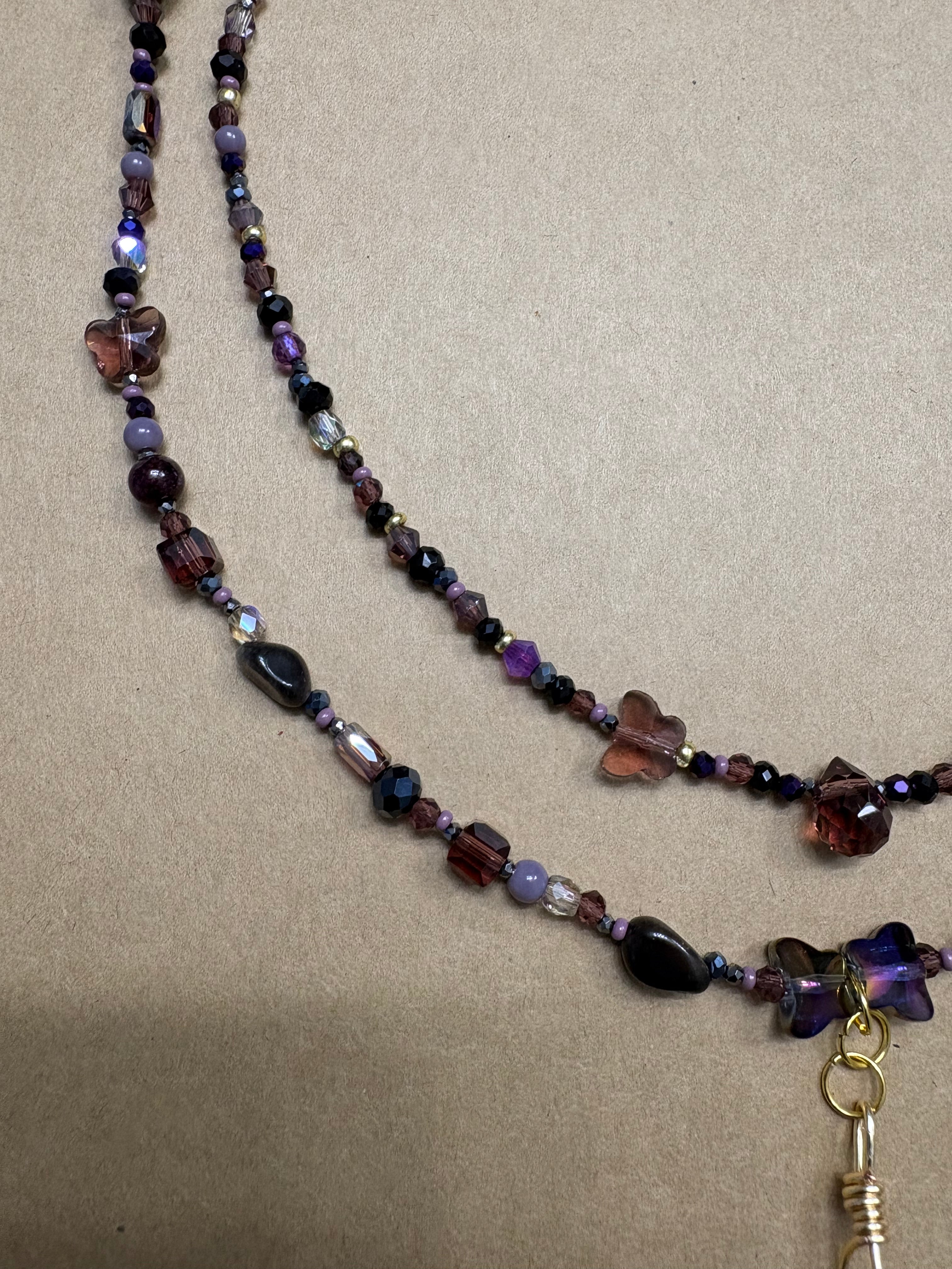 Two Strand Beaded Necklace