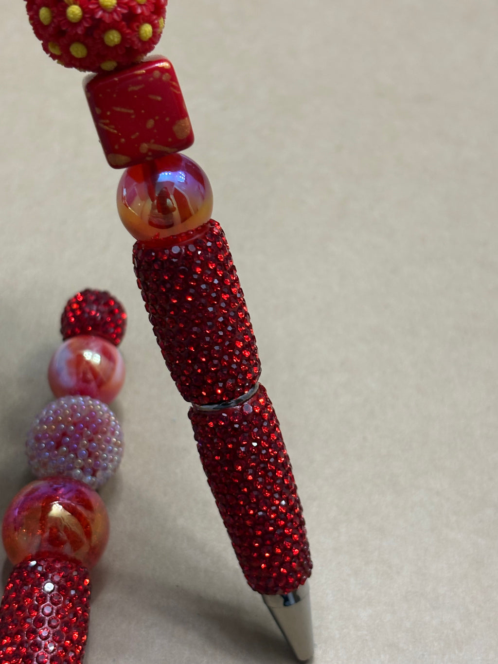 Luxury Strawberry Glitter Pens