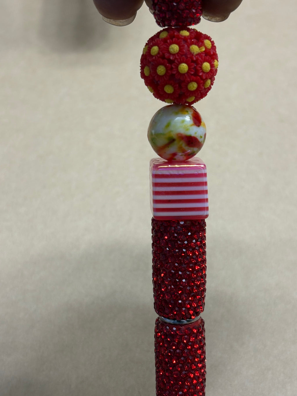 Luxury Strawberry Glitter Pop