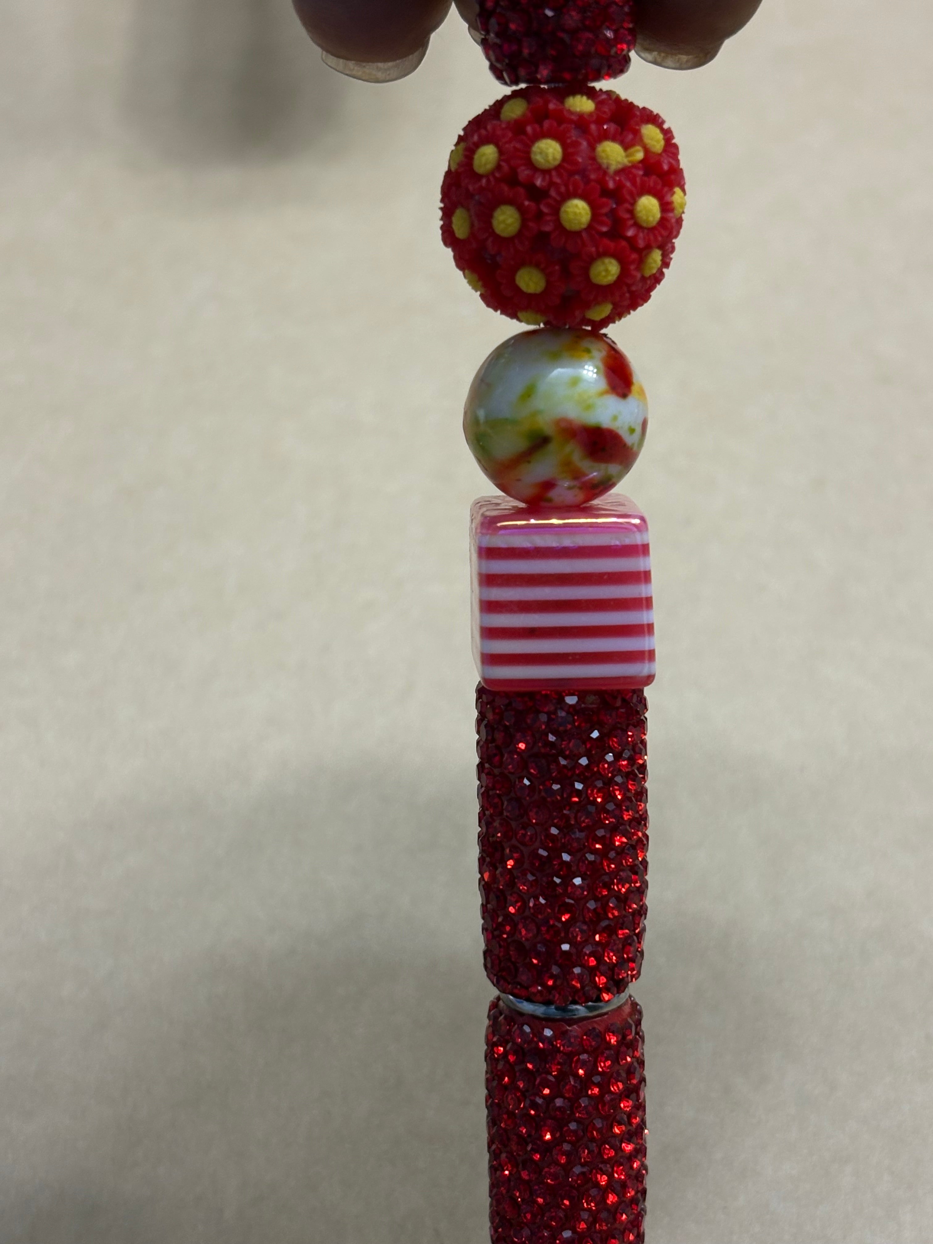 Luxury Strawberry Glitter Pop