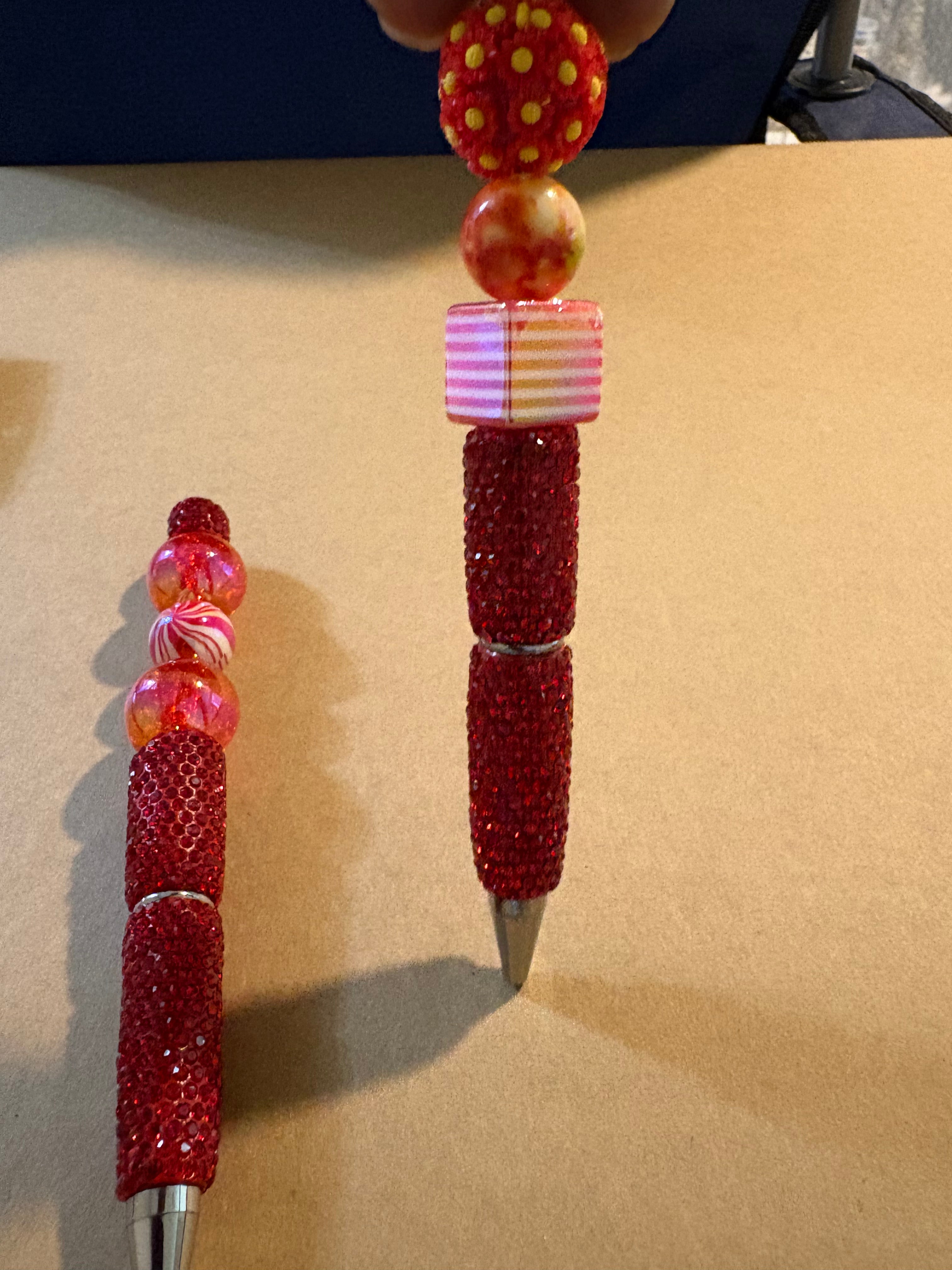 Luxury Strawberry Glitter Pop