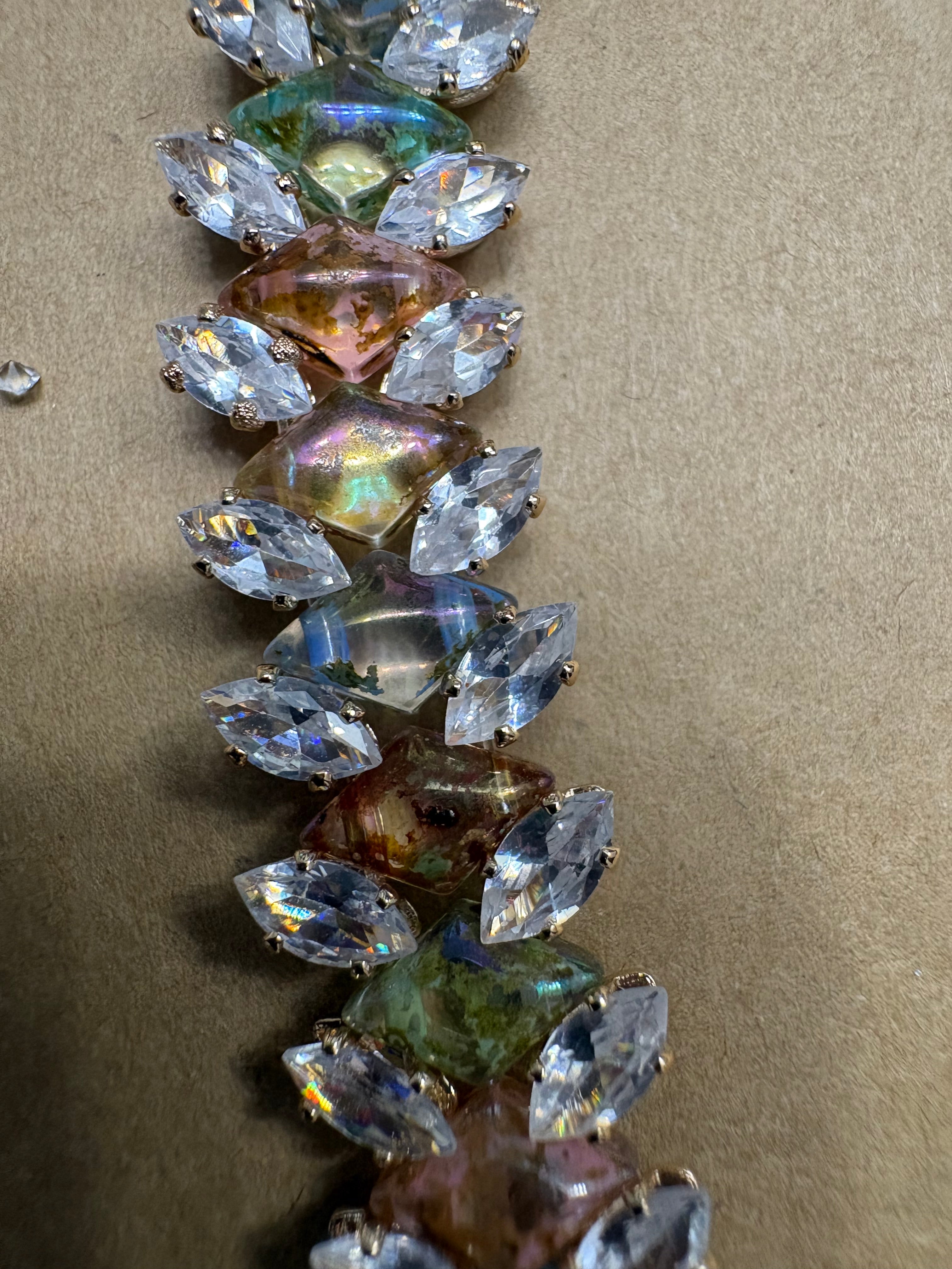Luxury Multi-color Diamond with Zircon