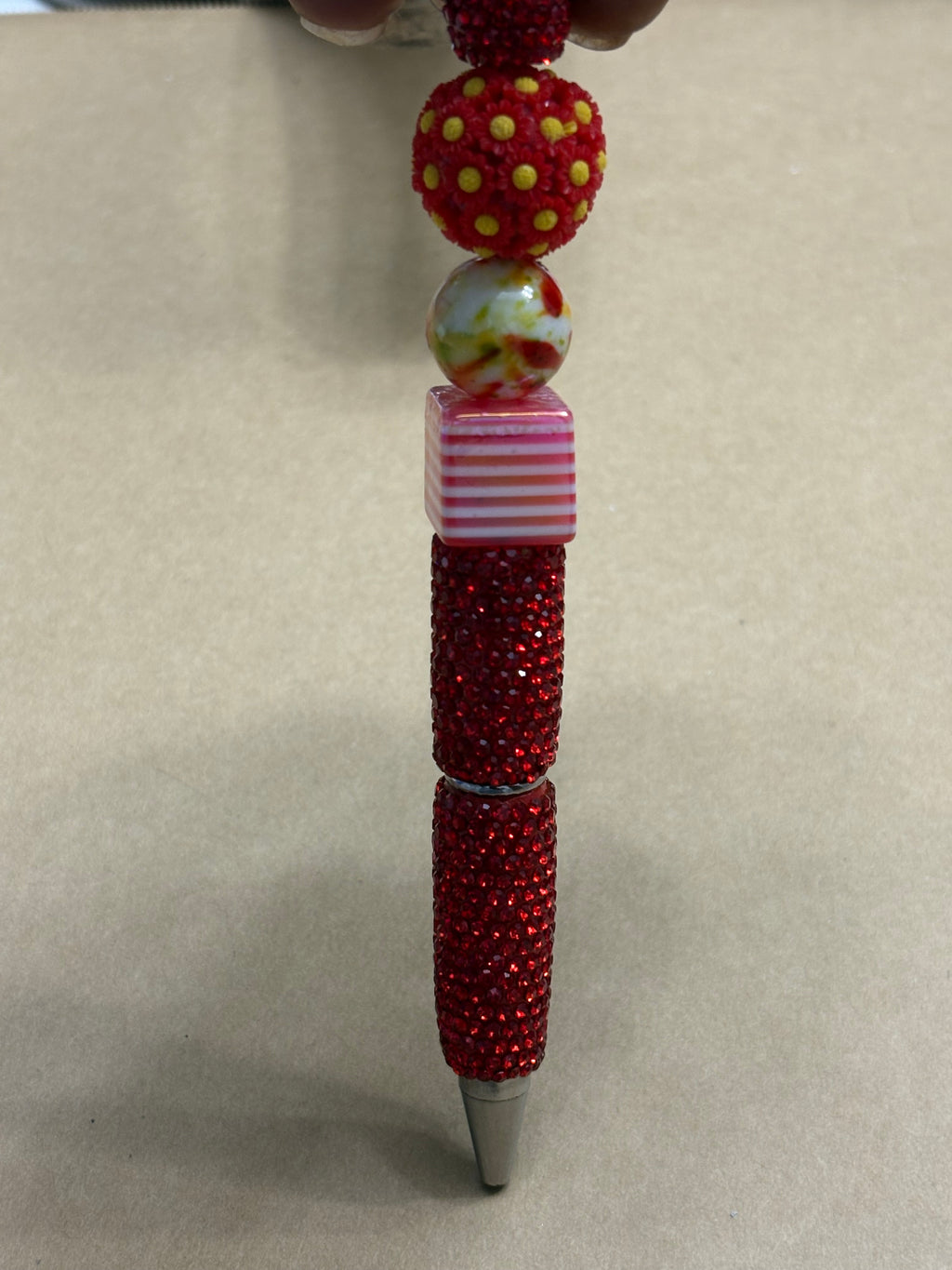 Luxury Strawberry Glitter Pop