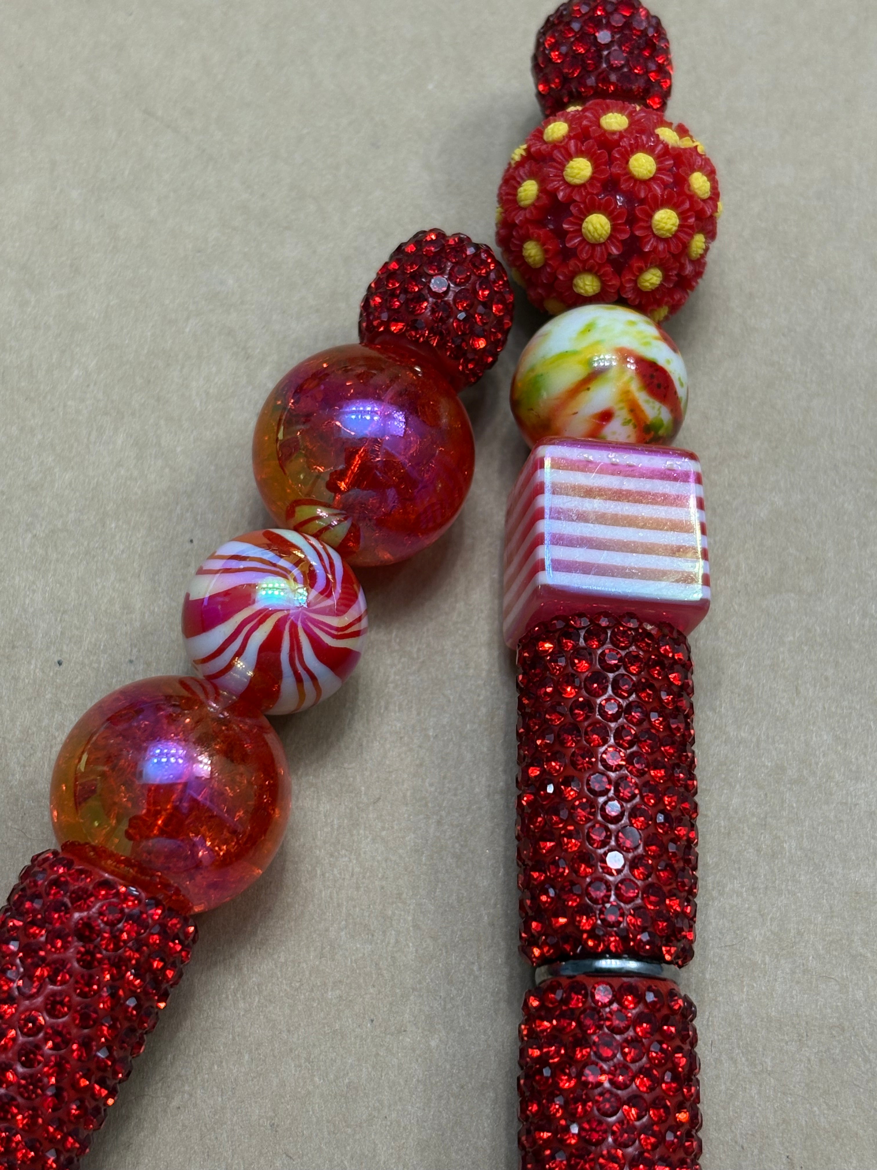 Luxury Strawberry Glitter Pop