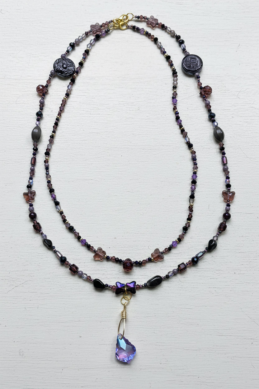 Two Strand Beaded Necklace