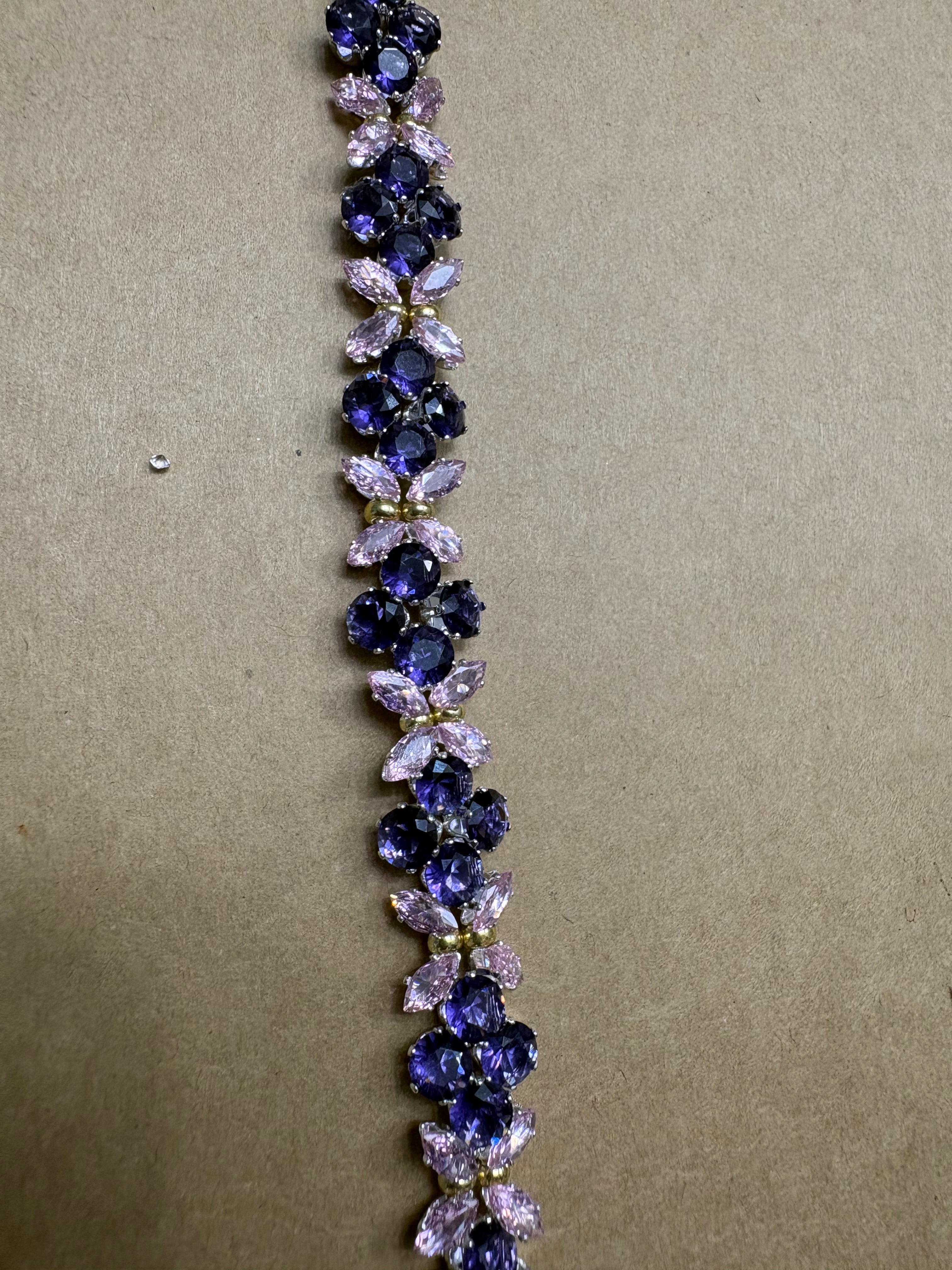 Luxury Zircon Butterfly Tennis Bracelet