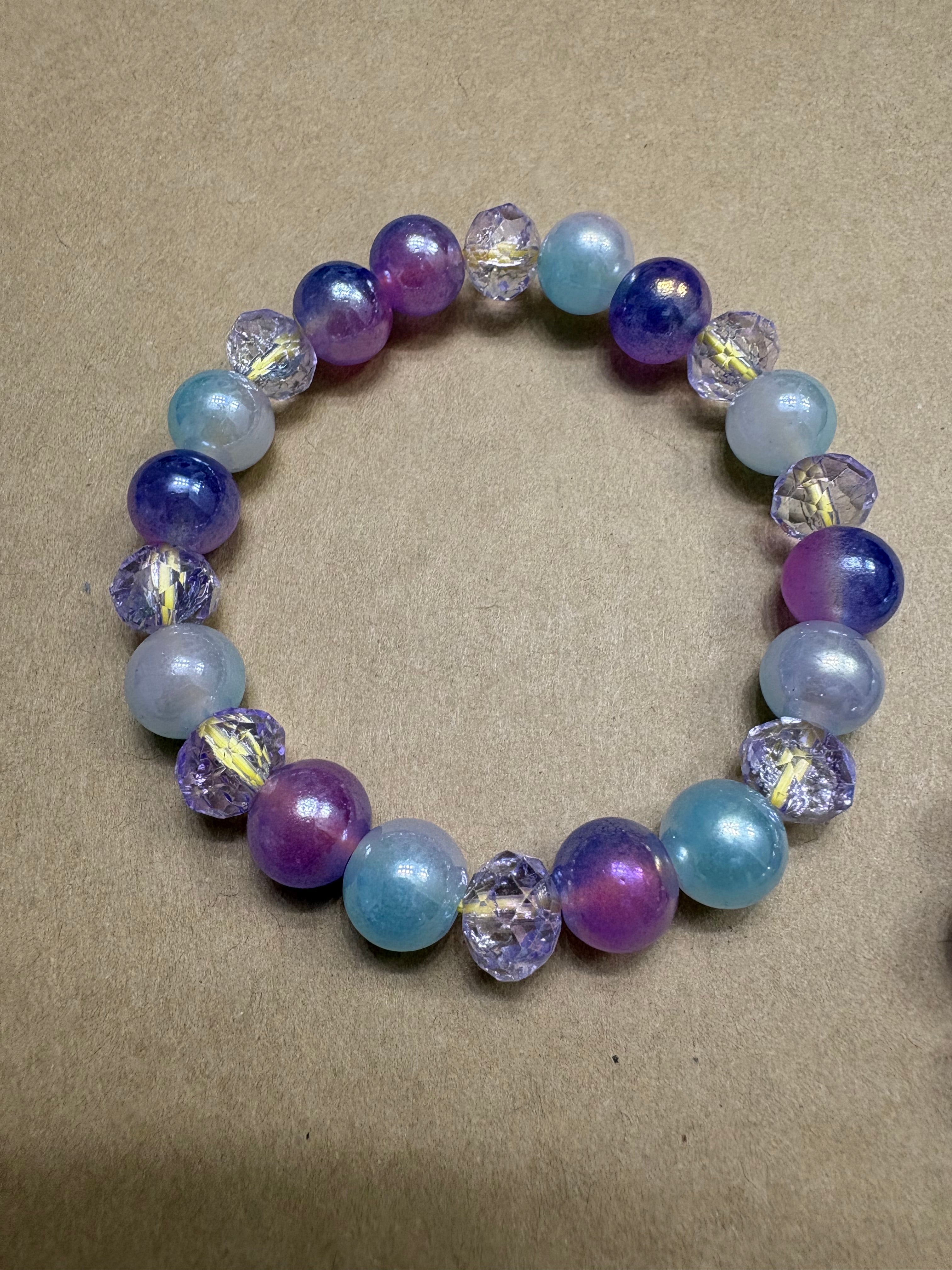 Trio Glass Beaded Bracelet Set