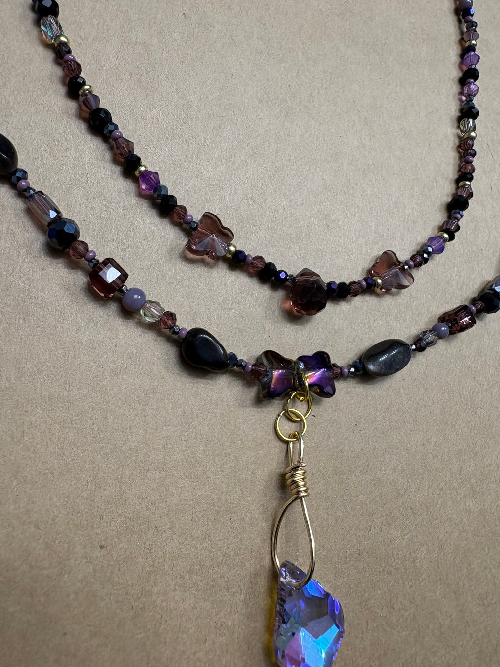 Two Strand Beaded Necklace