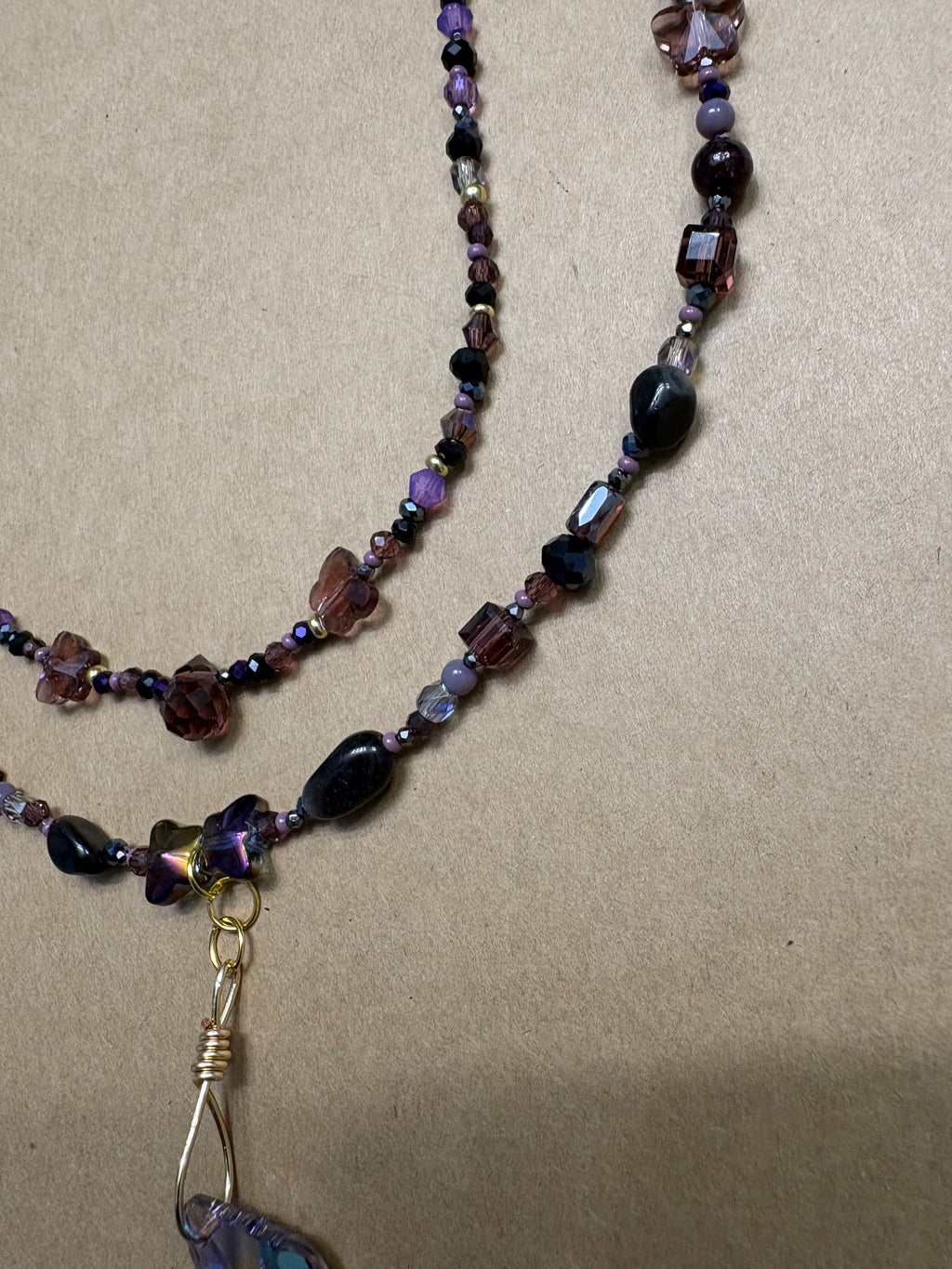 Two Strand Beaded Necklace