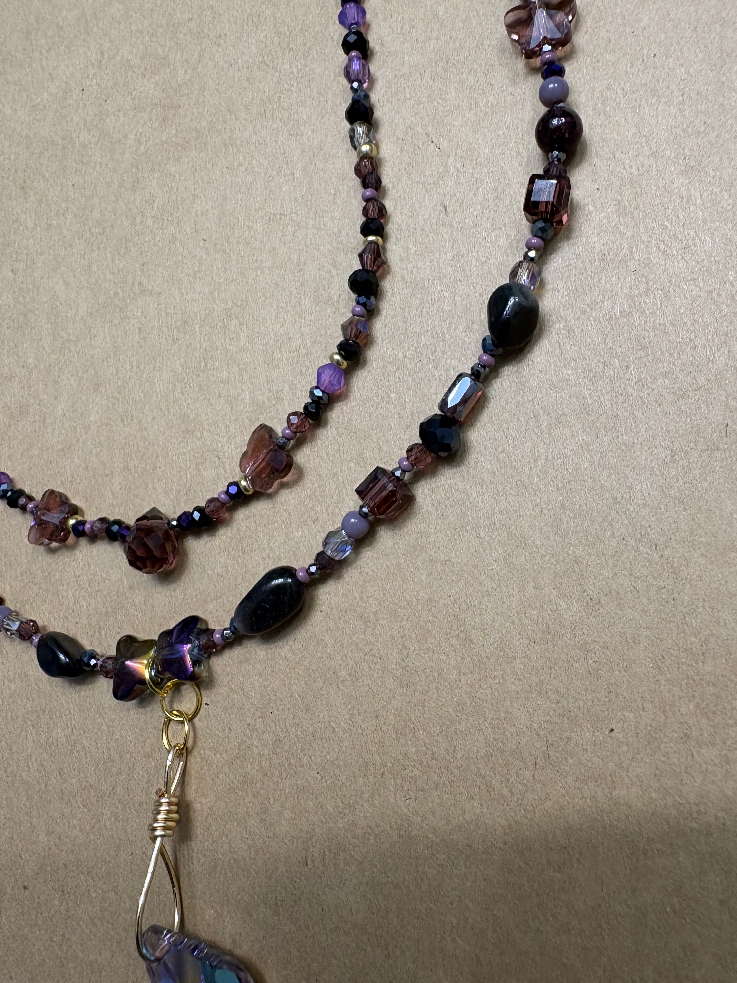 Two Strand Beaded Necklace