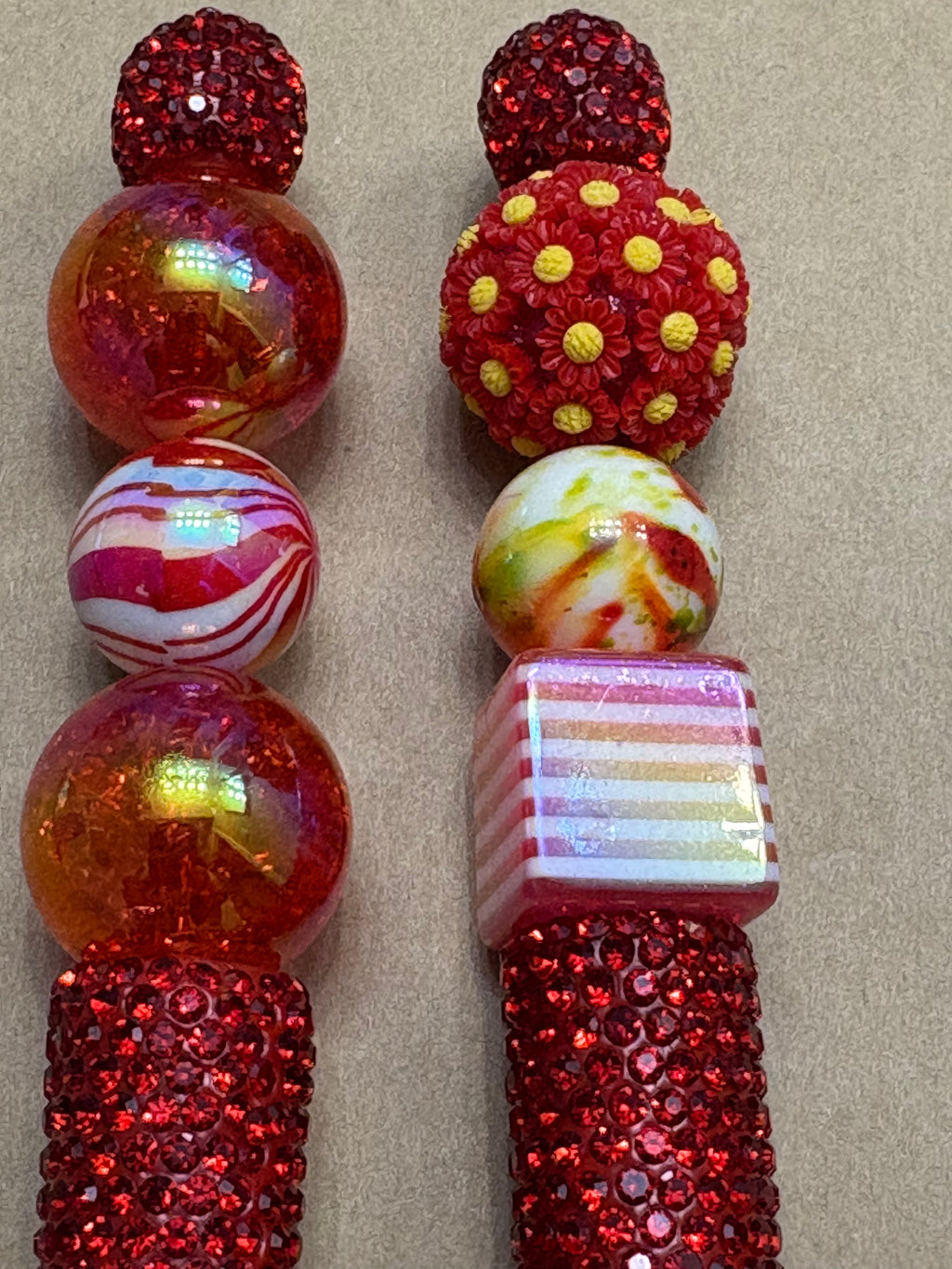 Luxury Strawberry Glitter Pop