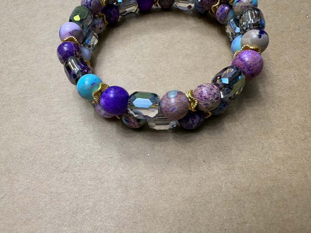 Luxury Imperial Jasper Wrap Around Bracelet
