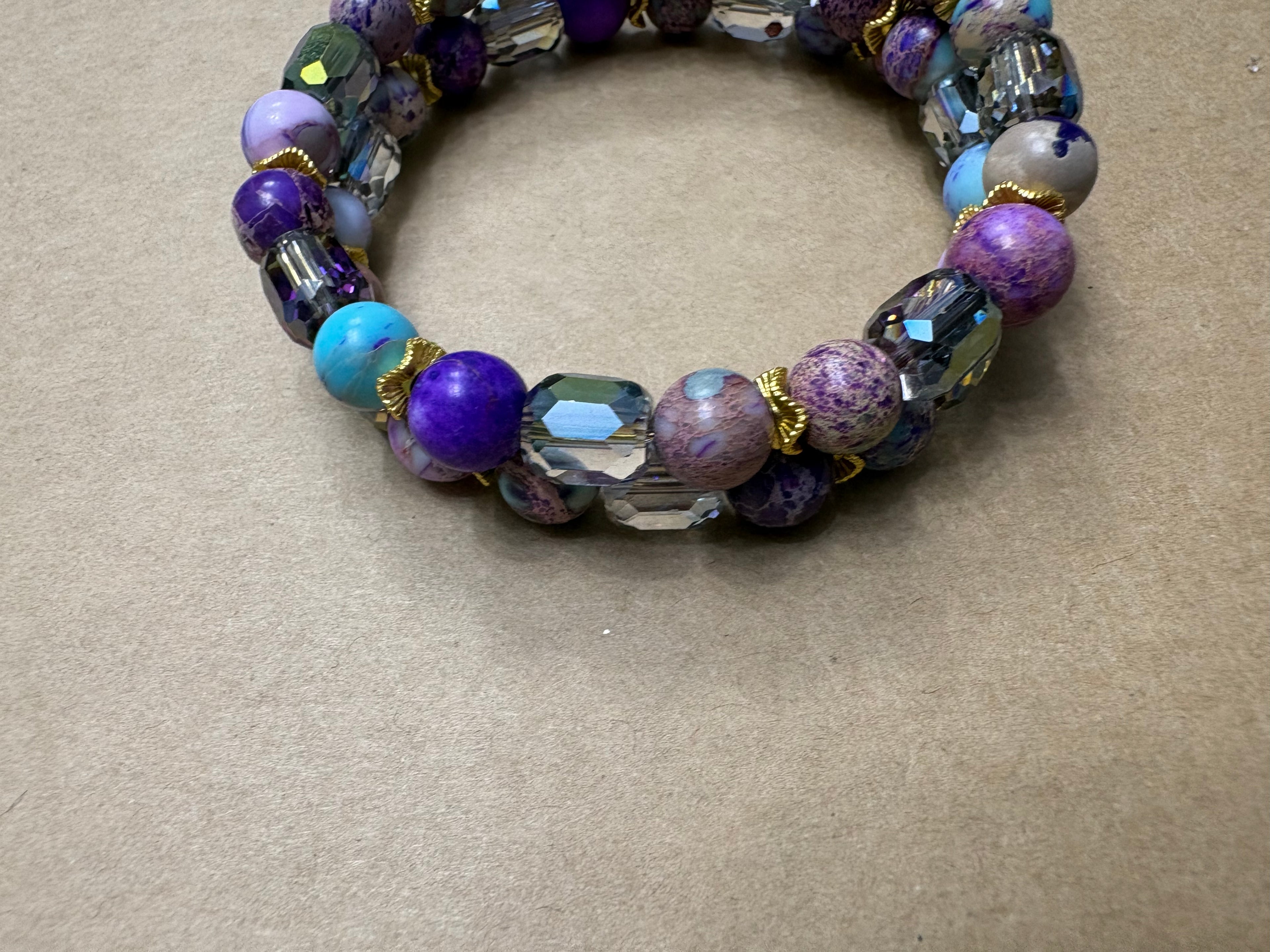 Luxury Imperial Jasper Wrap Around Bracelet