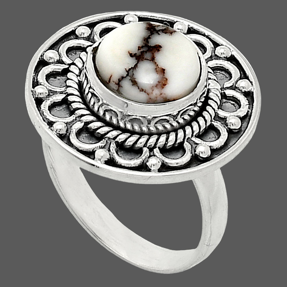 Natural Wild Horse Jasper Ring size-6 R-1256 SDR243113