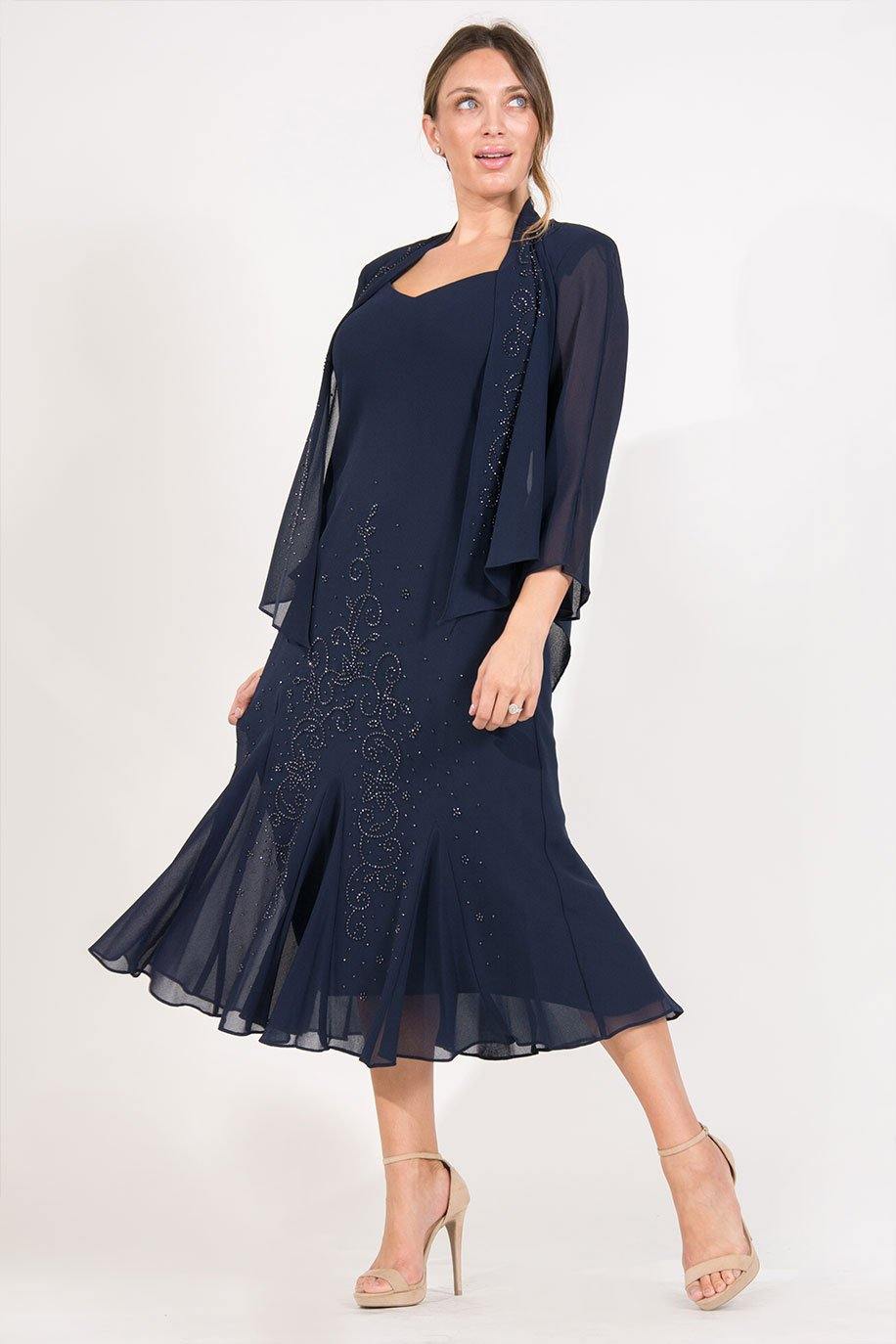 R&M Richards 058260 Plus Size Evening Dress